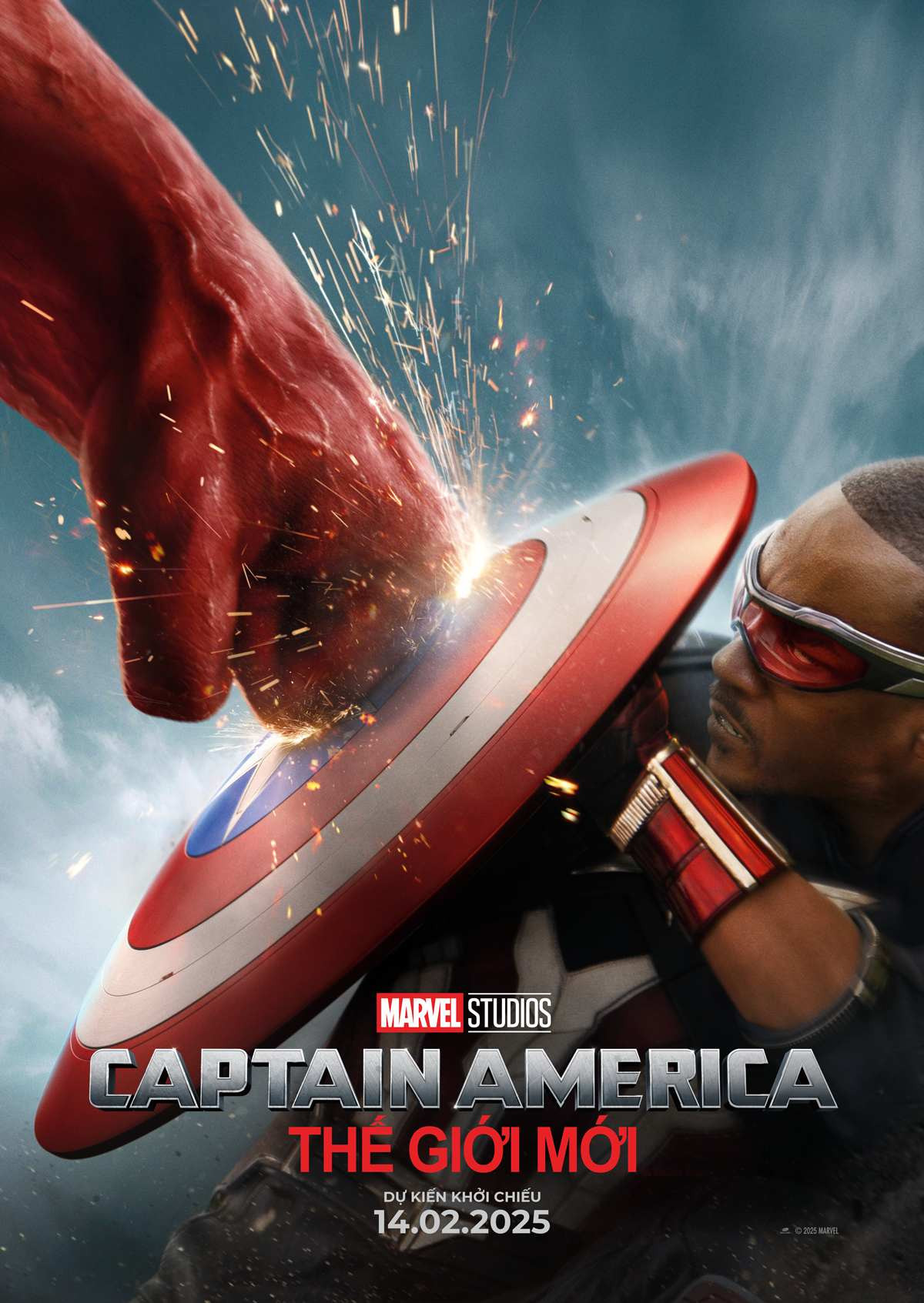 Poster phim Captain America: Thế giới mới(Ảnh: Internet)