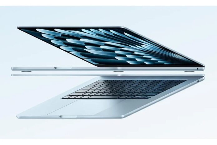 Macbook Air M4 với màu Sky Blue mới (Ảnh: Internet) Macbook Air M4 với màu Sky Blue mới (Ảnh: Internet)