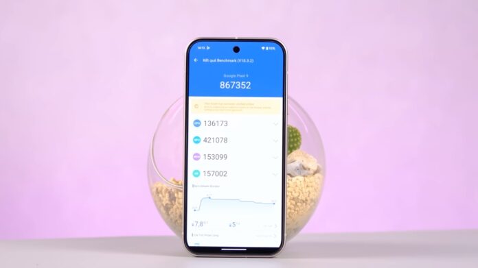 Điểm số Antutu Google Pixel 9 (Ảnh: Internet) Điểm số Antutu Google Pixel 9 (Ảnh: Internet)