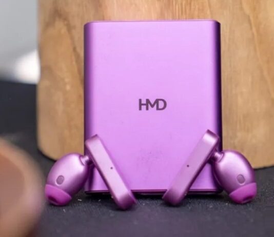 Tai nghe HMD Amped Buds phiên bản màu tím (Ảnh: Internet)