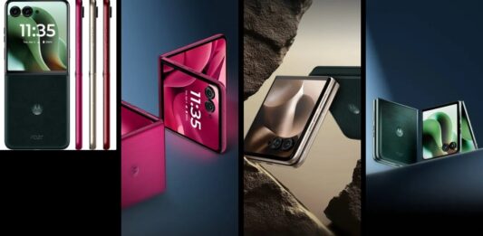 Hình ảnh được tiết lộ về điện thoại Razr Plus 2025 (Ảnh: Internet)