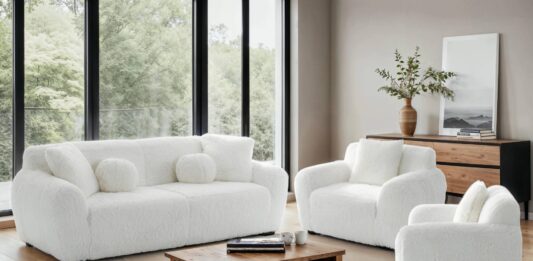 ghế sofa màu trắng