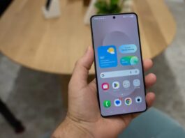Màn hình chính của điện thoại Galaxy S25 Edge (Ảnh: Internet)