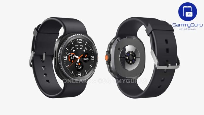 Hình ảnh dự đoán đồng hồ Galaxy Watch 8 Classic (Ảnh: SammyGuru)
