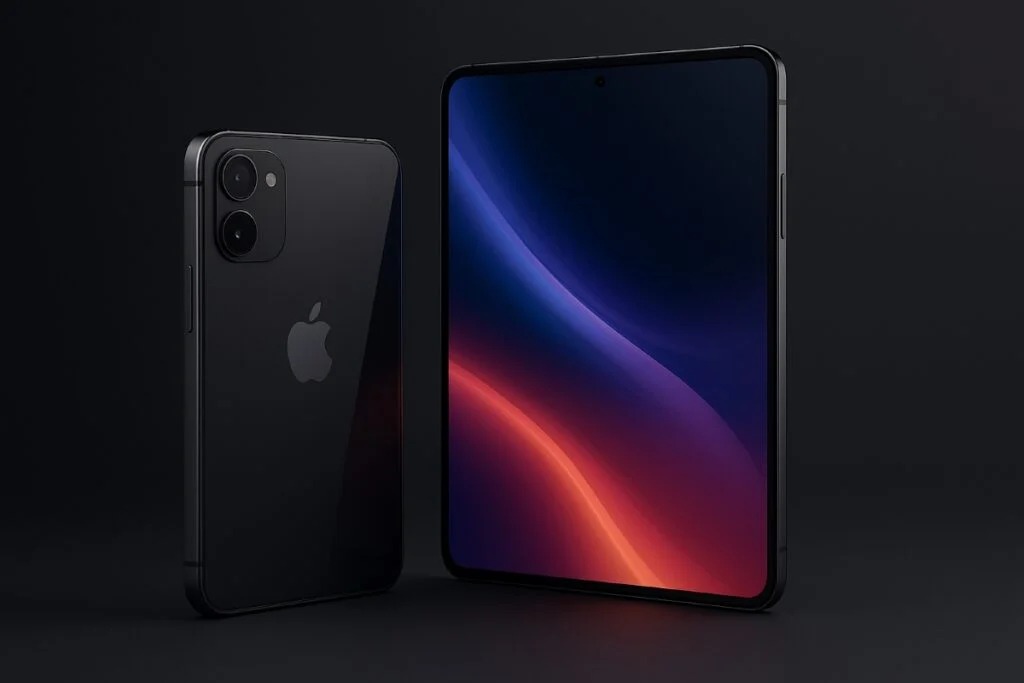 iPhone Fold sẽ có màn hình chính kích thước 7,8 inch và một màn hình phụ phía ngoài kích thước khoảng 5,5 inch (Ảnh: Internet)
