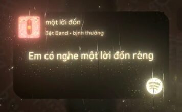 Lời bài hát Một Lời Đồn (lyrics) - Bệt Band