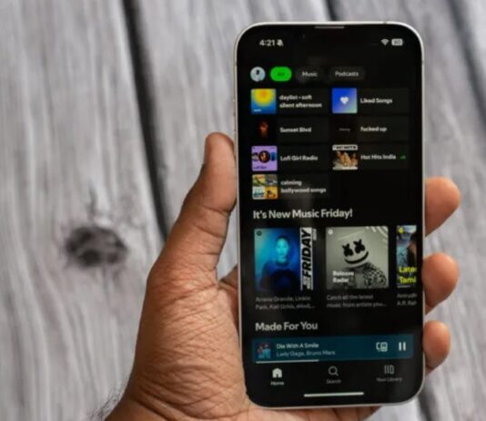 Ứng dụng Spotify (Ảnh: Internet)