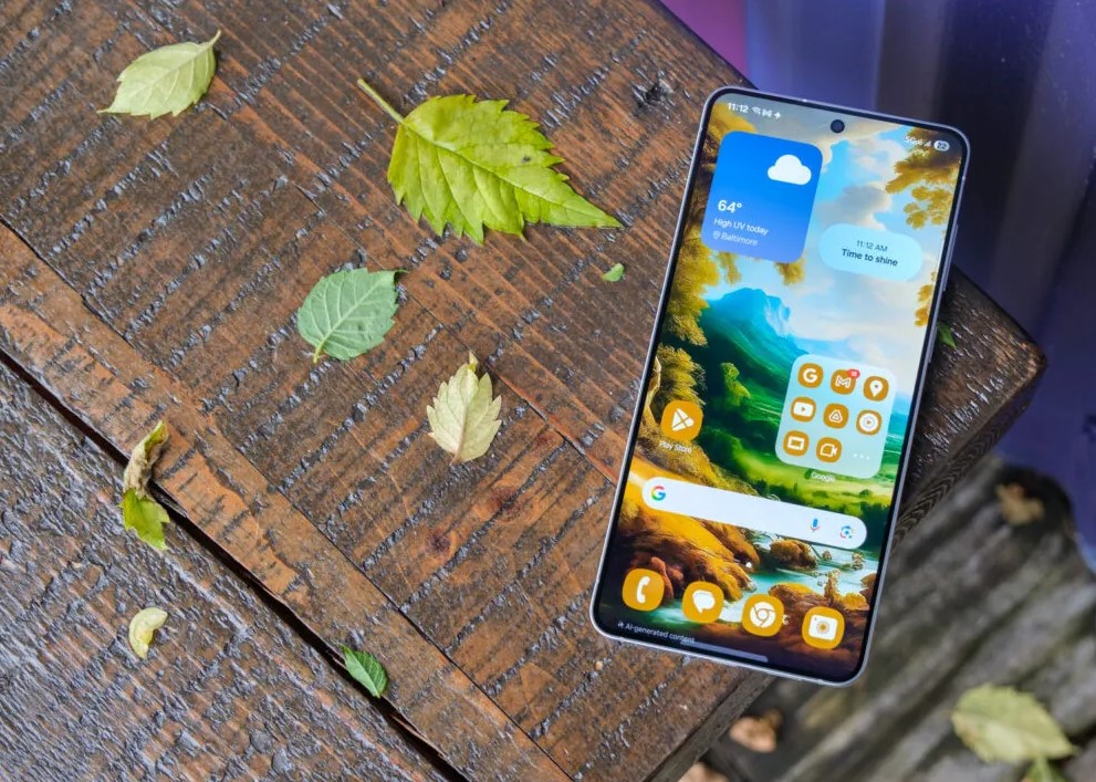 Màn hình chính của Galaxy S25 Edge (Ảnh: Internet)