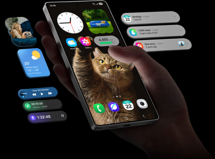 Galaxy S25 Ultra cùng giao diện One UI 7 đẹp mắt (Nguồn: Internet)