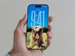 Màn hình khóa của iOS 16 có đồng hồ lớn (Ảnh: Internet)