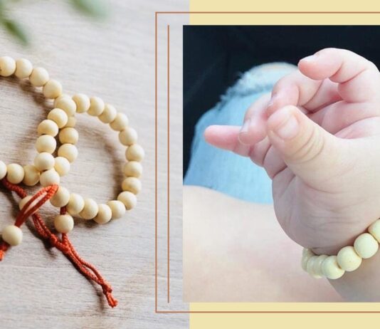 Vòng dâu tằm đeo tay phải hay trái: Chọn đúng vòng dâu tằm cho trẻ sơ sinh