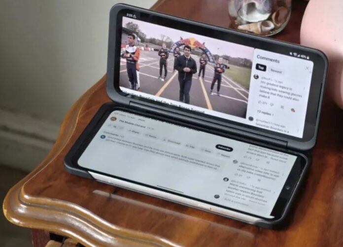 Ốp lưng Dual Screen cho điện thoại LG V60 (Ảnh: Internet)