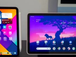 Mẫu iPad Mini 7 của Apple và máy tính bảng Pixel của Google (Ảnh: Internet)