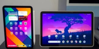 Mẫu iPad Mini 7 của Apple và máy tính bảng Pixel của Google (Ảnh: Internet)