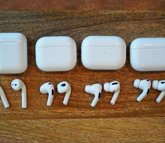 Các mẫu tai nghe AirPods của Apple (Ảnh: Internet)