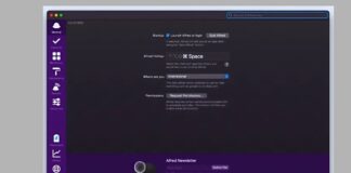 Giao diện của ứng dụng Alfred Powerpack (Nguồn: Internet)