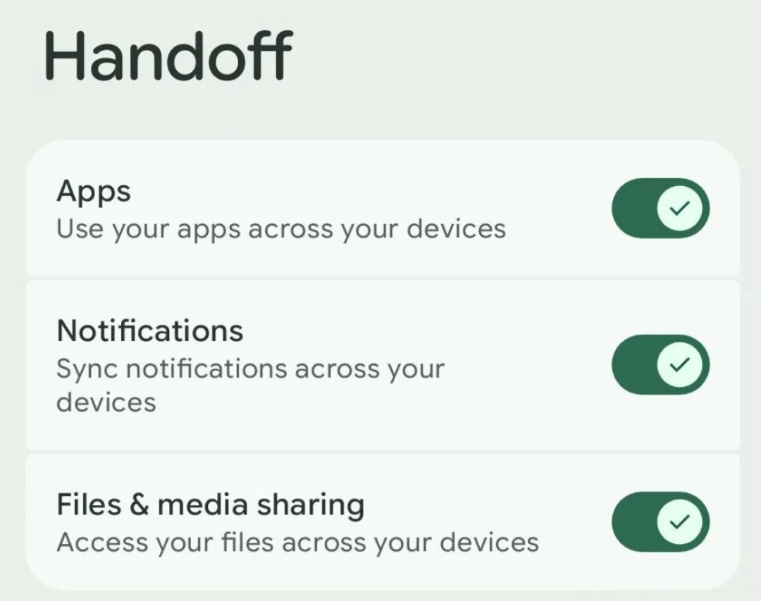 Tính năng chia sẻ file Handoff trên Android (Ảnh: Internet)