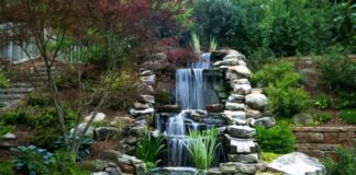 10 cách đơn giản để kết hợp đá vào cảnh quan ngoài trời