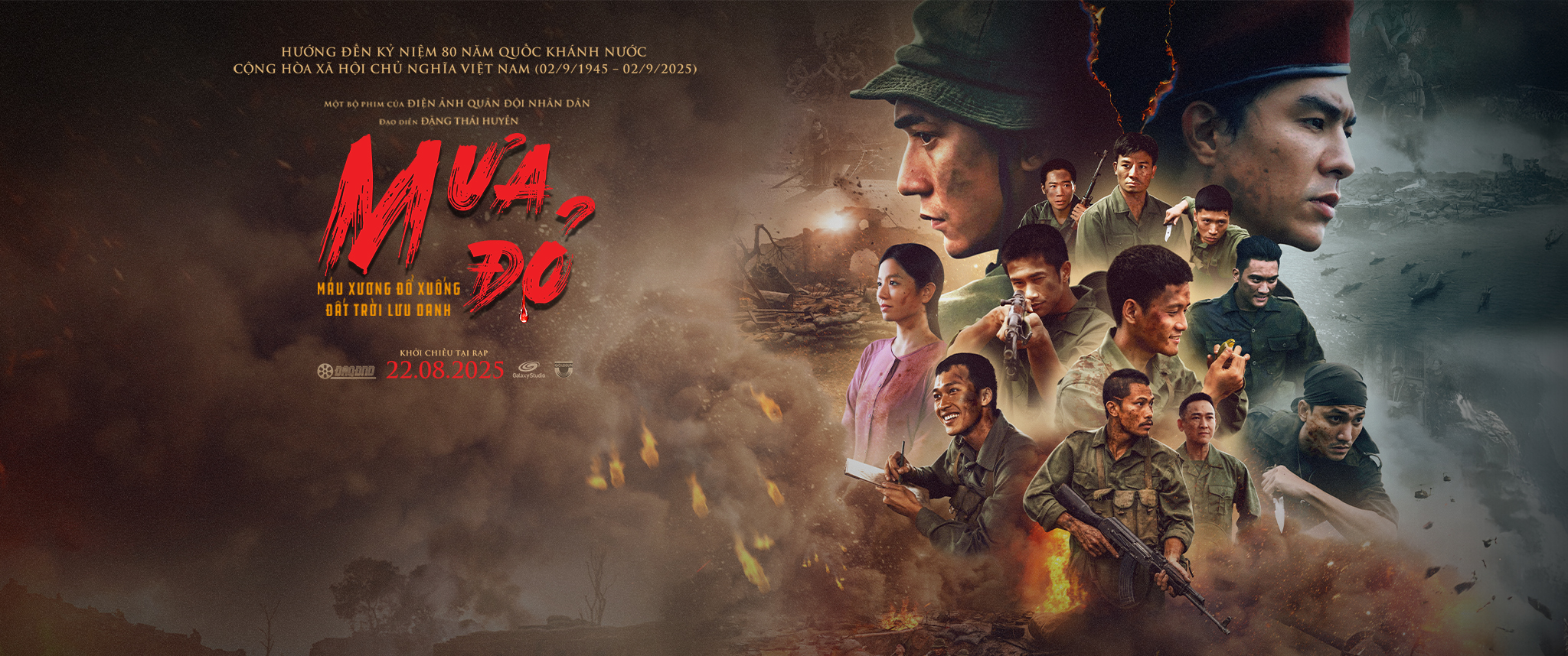 Phim Mưa Đỏ dự kiến khởi chiếu vào 22/08/2025 (Ảnh: Internet)