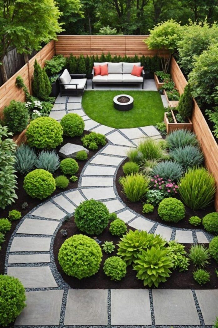 Tạo lối đi uốn cong