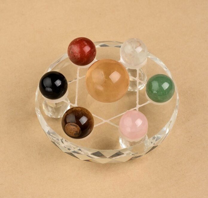 Đĩa thất tinh - 7 quả cầu phong thủy