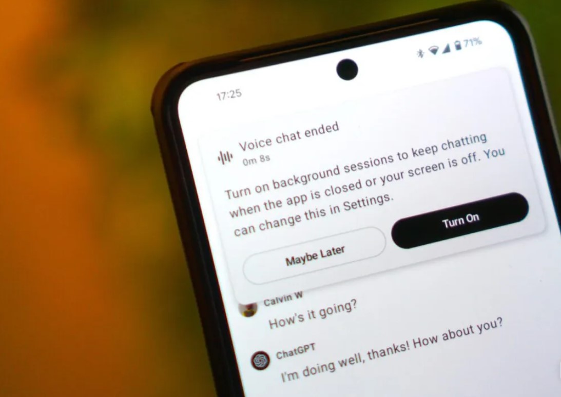 Tính năng chuyển giọng nói của ChatGPT (Ảnh: Internet)