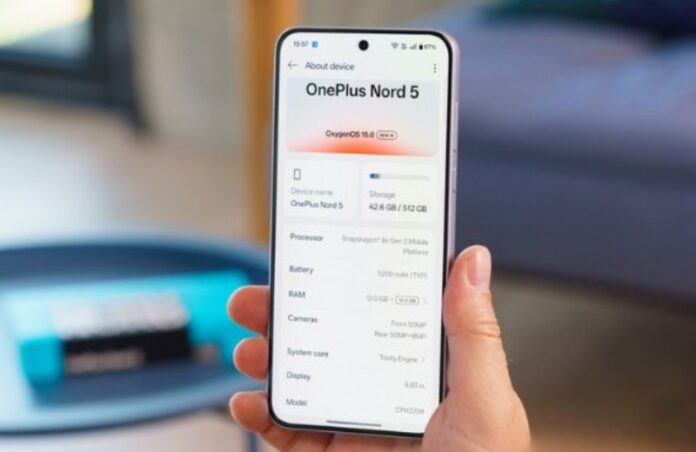 OnePlus Nord 5 (Ảnh: Internet)