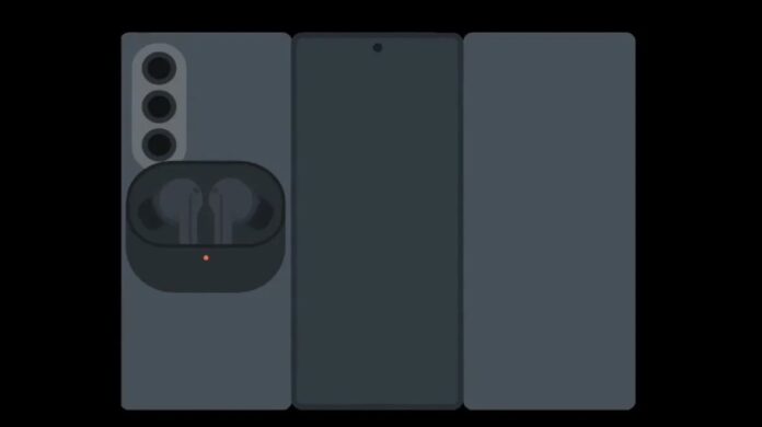 Tính năng thanh toán NFC của điện thoại gập 3 màn hình của Samsung (Ảnh: Internet)