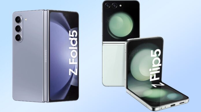 Điện thoại màn hình gập Galaxy Z Fold 5 và Galaxy Z Flip 5 của Samsung (Ảnh: Internet) Điện thoại màn hình gập Galaxy Z Fold 5 và Galaxy Z Flip 5 của Samsung (Ảnh: Internet)