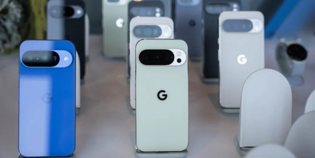 Điện thoại Pixel 10 ở sự kiện ra mắt (Ảnh: Internet)