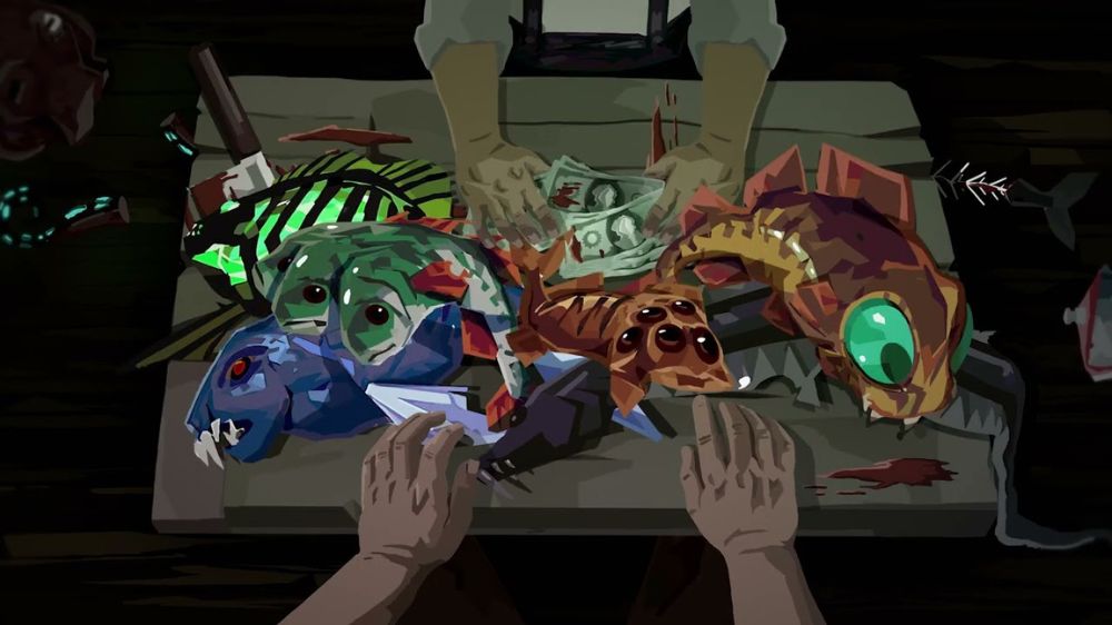 Phân đoạn bán cá trong Dredge (Nguồn: Internet)