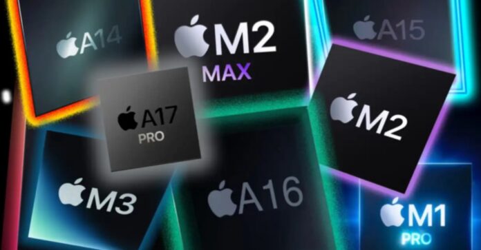 Các loại chip của Apple (Ảnh: Internet)