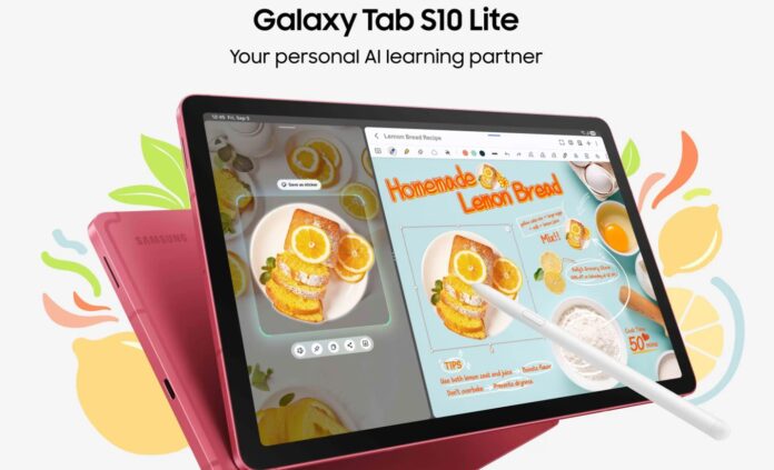 Máy tính bảng Galaxy Tab S10 Lite (Ảnh: Internet) Máy tính bảng Galaxy Tab S10 Lite (Ảnh: Internet)