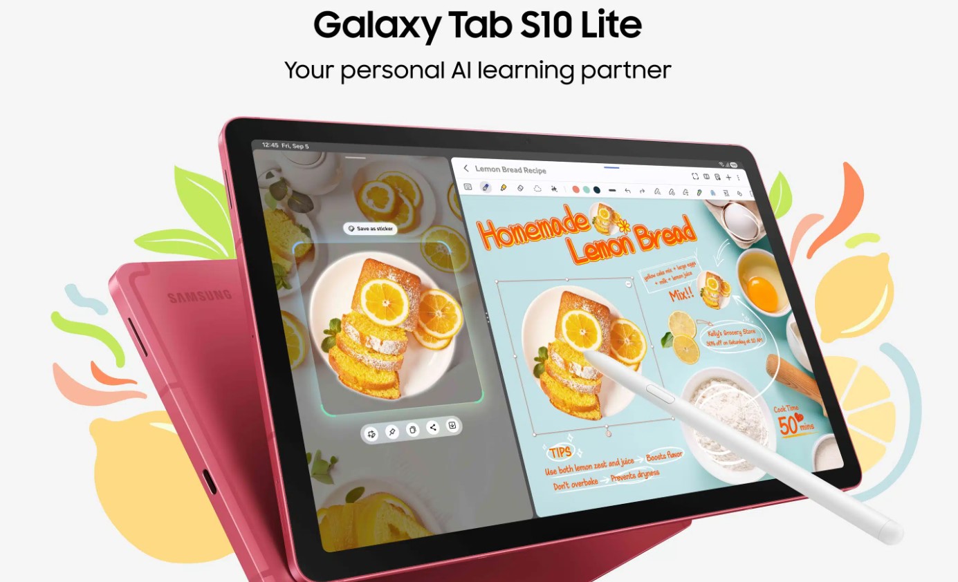 Máy tính bảng Galaxy Tab S10 Lite (Ảnh: Internet)