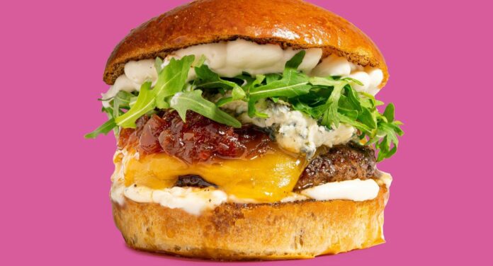 Burger của Naughty Brgr (Ảnh: Internet)