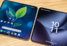 Điện thoại Pixel 10 Pro Fold màu Moonstone so với Pixel 9 Pro Fold màu Porcelain (Ảnh: Internet)