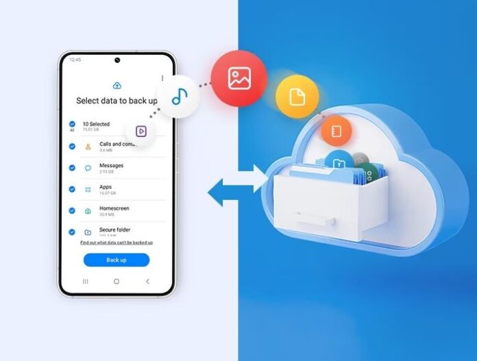 Trước khi cập nhật phần mềm nên sao lưu dữ liệu qua ứng dụng Samsung Cloud (Ảnh: Internet) Trước khi cập nhật phần mềm nên sao lưu dữ liệu qua ứng dụng Samsung Cloud (Ảnh: Internet)