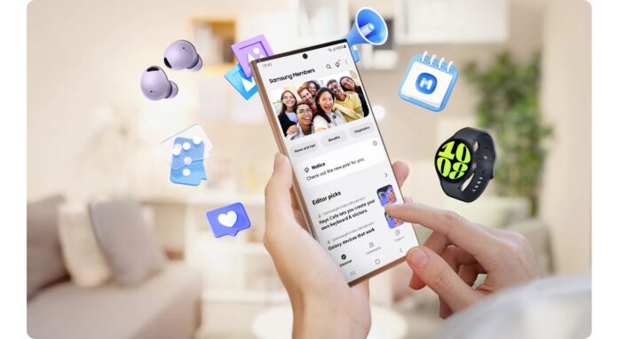 Cài đặt Samsung Members để nhận phiên bản thử nghiểm của OneUI 8 (Ảnh: Internet)