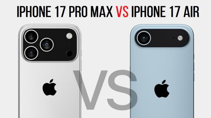 Chọn iPhone 17 Pro Max hay iPhone 17 Air