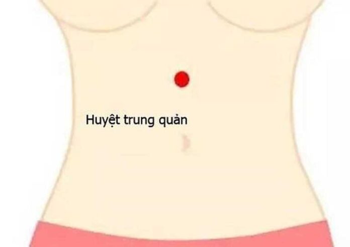 Bấm huyệt giảm đầy hơi, thon gọn bụng dưới