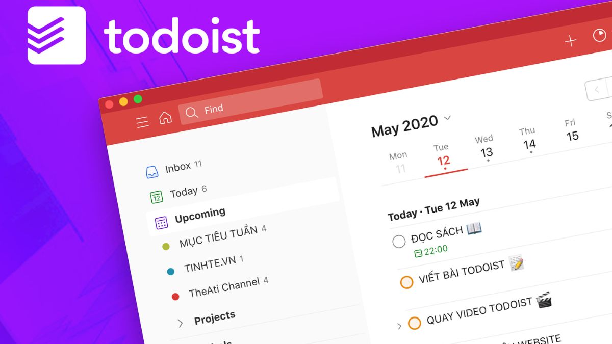 Todoist (Ảnh: Internet)
