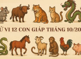 Tử vi tài lộc 12 con giáp tháng 10/2025: 3 tuổi được thần tài “để mắt”