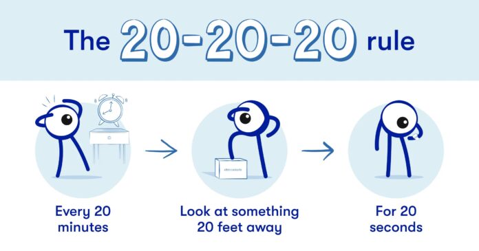 Tuân thủ quy tắc 20-20-20