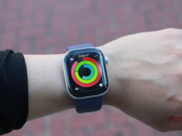 Đồng hồ Apple Watch Series 11 hiển thị vòng hoạt động của watchOS 26 (Ảnh: Internet)