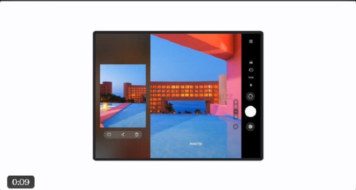 Hình ảnh tiết lộ điện thoại gập 3 màn hình của Samsung (Ảnh: Internet) Hình ảnh tiết lộ điện thoại gập 3 màn hình của Samsung (Ảnh: Internet)