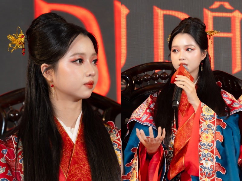 Diễn viên Lâm Thanh Mỹ trong phim Khế Ước Bán Dâu.