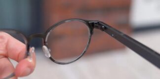 Bản lề của kính AI Dymesty (Ảnh: Internet)