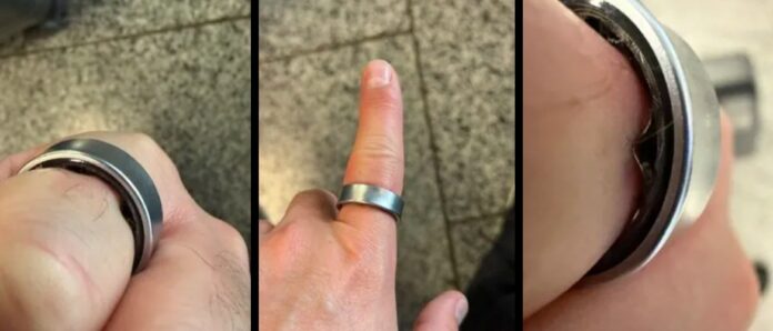 Pin của nhẫn thông minh Galaxy Ring bị phồng (Ảnh: Internet)