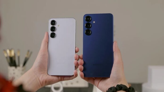 Galaxy S25 (trái) và Galaxy S25 Plus (Phải) (Ảnh: Internet)