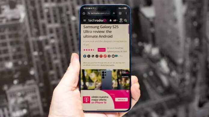 Màn hình của Galaxy S25 Plus (Ảnh: Internet)